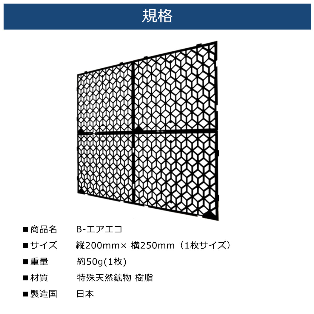 【 2枚セット】Bエアエコ 節電フィルター